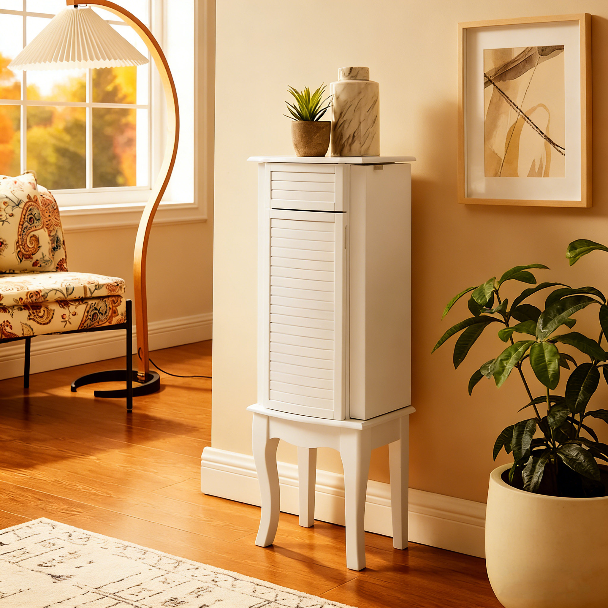 Jewelry Cabinet With Mirror