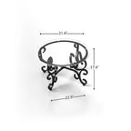 3 Piece Tempered Glass Surface Coffee Table Set, Coffee Table Round End Side Table with Sturdy Construction for Living Room