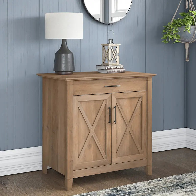 Key West Secretary Desk with Storage Cabinet by