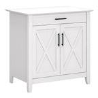 Key West Secretary Desk with Storage Cabinet by