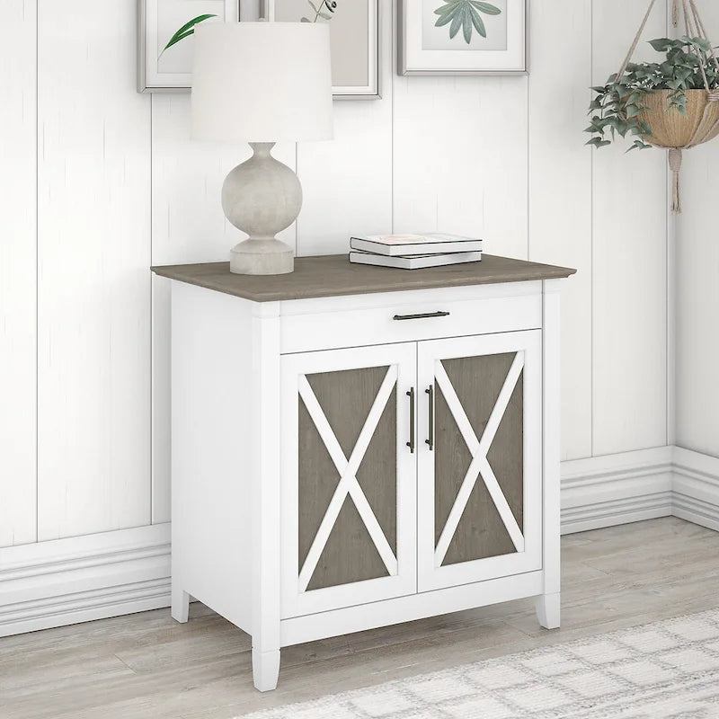 Key West Secretary Desk with Storage Cabinet by
