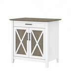 Key West Secretary Desk with Storage Cabinet by
