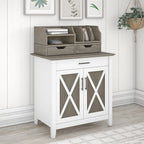 Key West Secretary Desk with Storage Cabinet by
