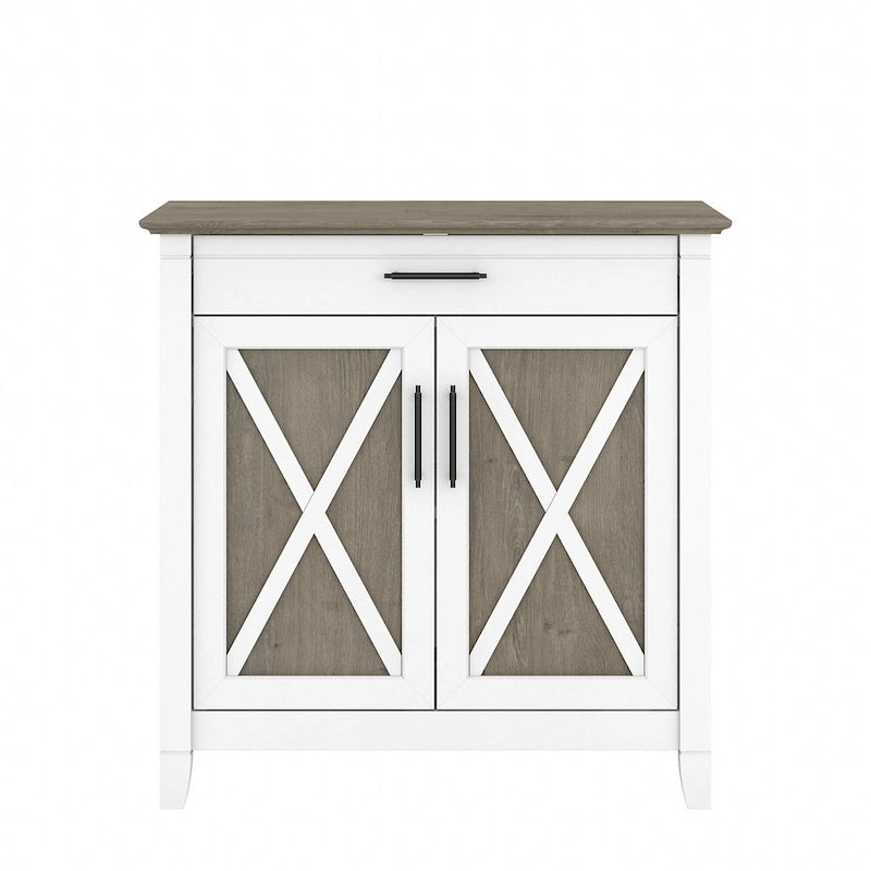 Key West Secretary Desk with Storage Cabinet by