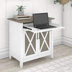 Key West Secretary Desk with Storage Cabinet by
