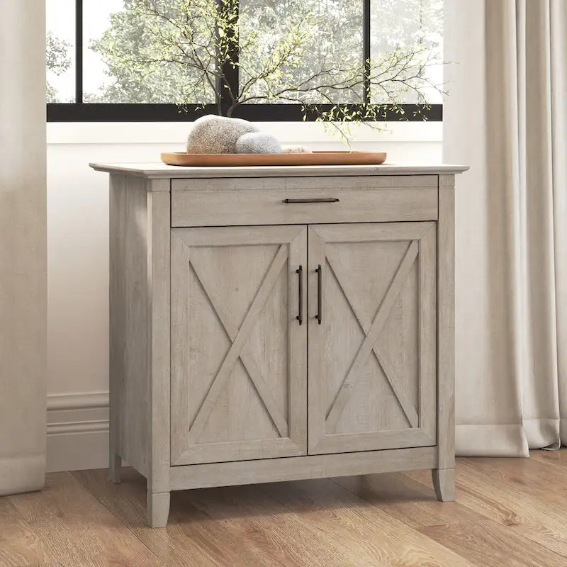 Key West Secretary Desk with Storage Cabinet by