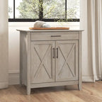 Key West Secretary Desk with Storage Cabinet by