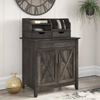 Key West Secretary Desk with Storage Cabinet by