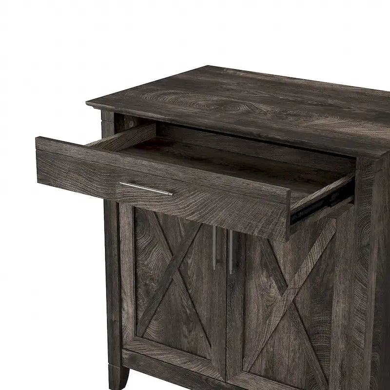 Key West Secretary Desk with Storage Cabinet by