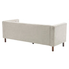 - Modern Upholstered 3-Seater Tufted Sofa Couch for Living Room
