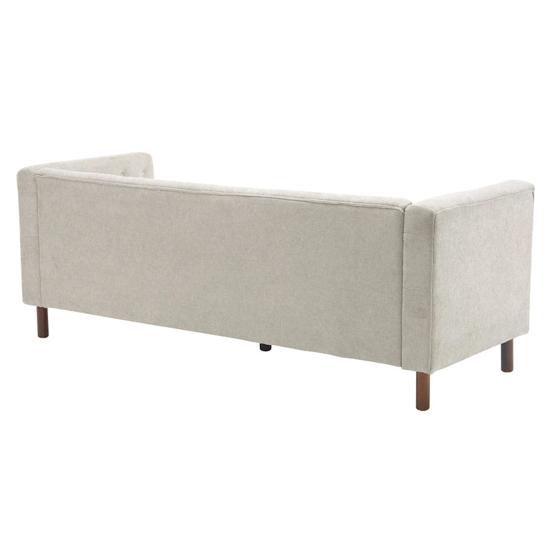 - Modern Upholstered 3-Seater Tufted Sofa Couch for Living Room
