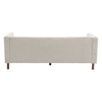 - Modern Upholstered 3-Seater Tufted Sofa Couch for Living Room