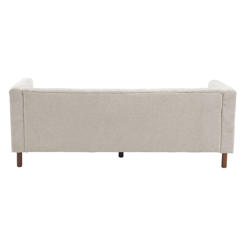 - Modern Upholstered 3-Seater Tufted Sofa Couch for Living Room