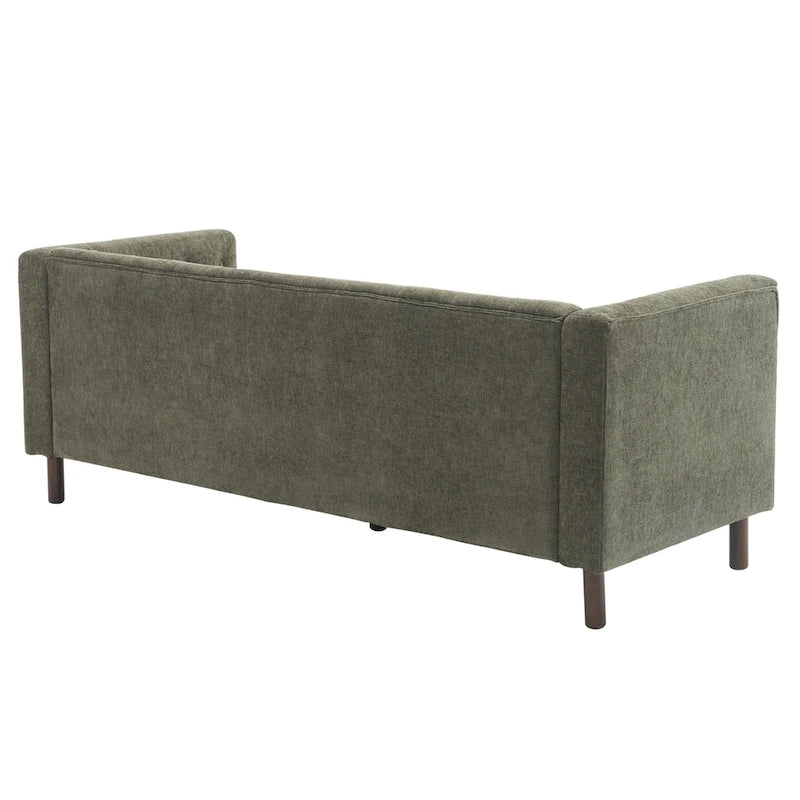 - Modern Upholstered 3-Seater Tufted Sofa Couch for Living Room