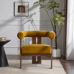 Soft-Cushioned Round ArmChair