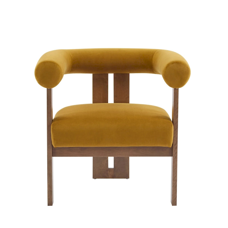 Soft-Cushioned Round ArmChair