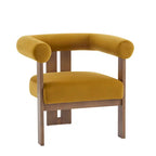 Soft-Cushioned Round ArmChair