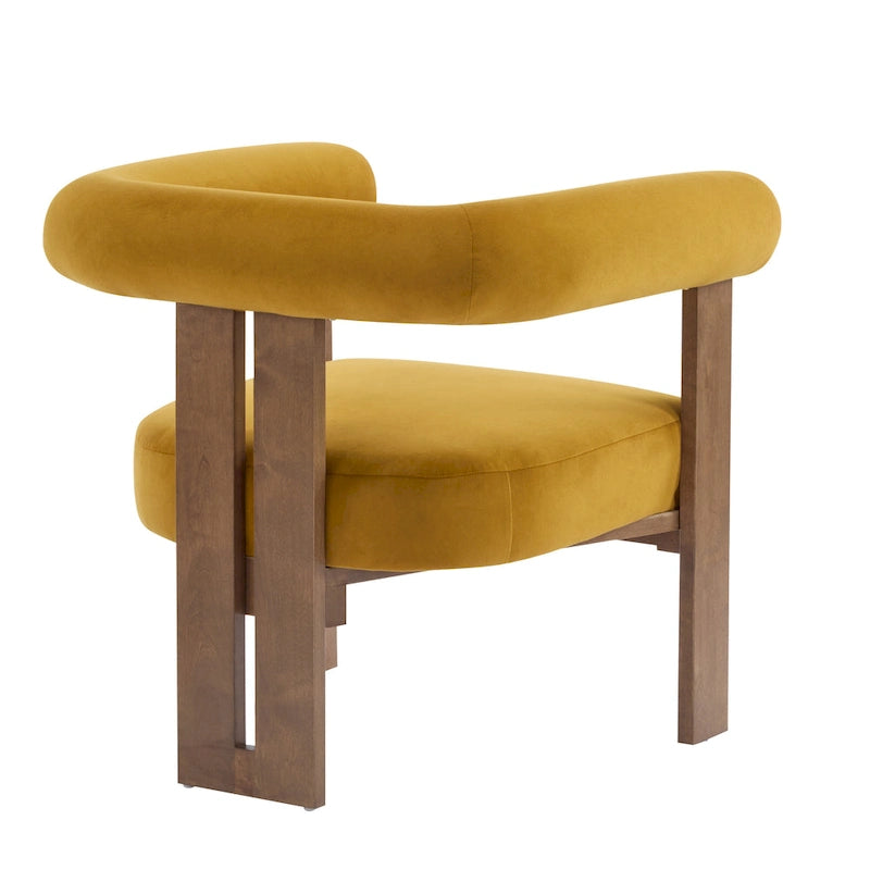 Soft-Cushioned Round ArmChair