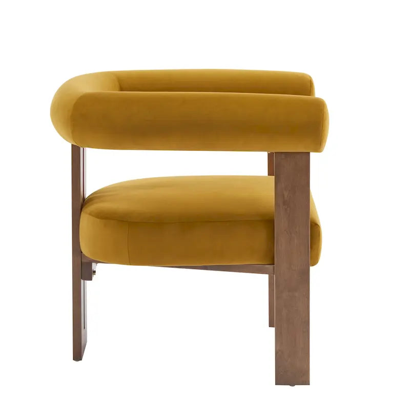 Soft-Cushioned Round ArmChair