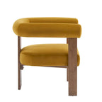 Soft-Cushioned Round ArmChair