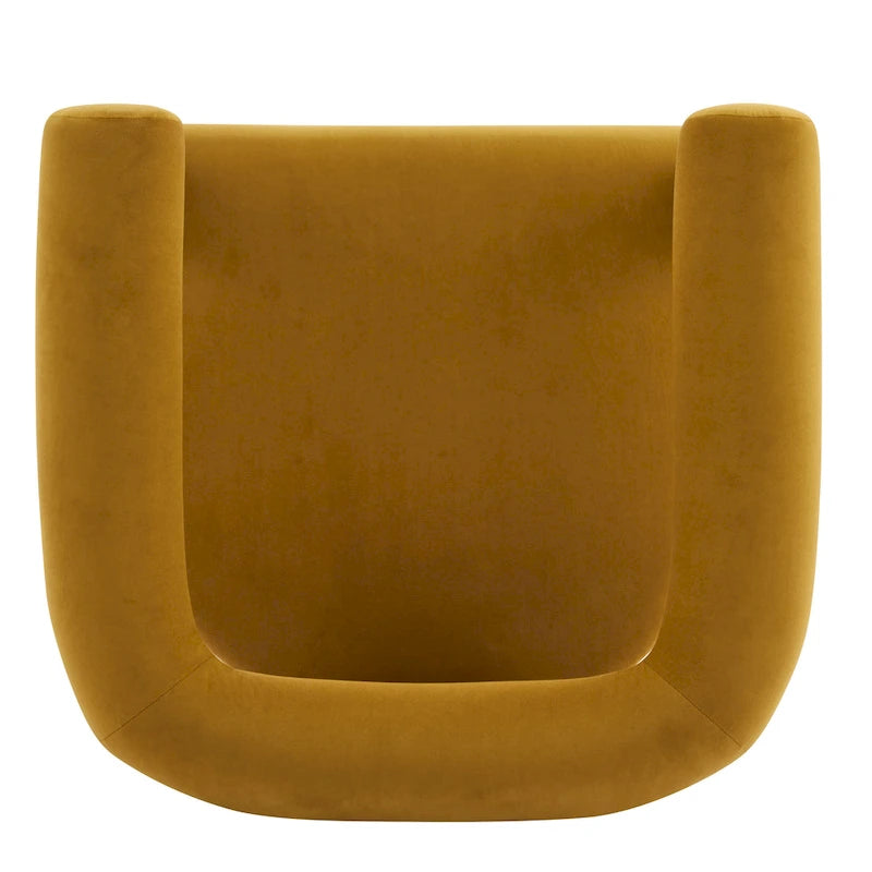 Soft-Cushioned Round ArmChair