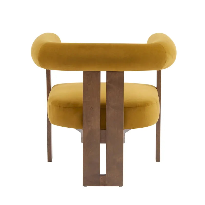 Soft-Cushioned Round ArmChair