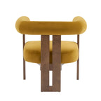 Soft-Cushioned Round ArmChair