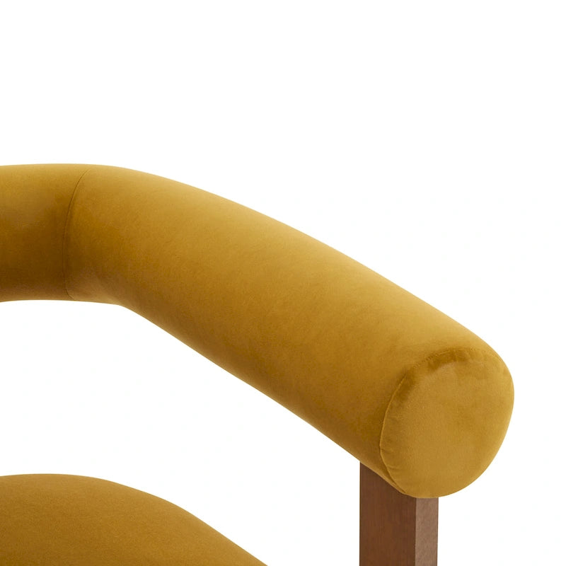 Soft-Cushioned Round ArmChair