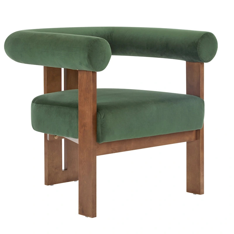 Soft-Cushioned Round ArmChair