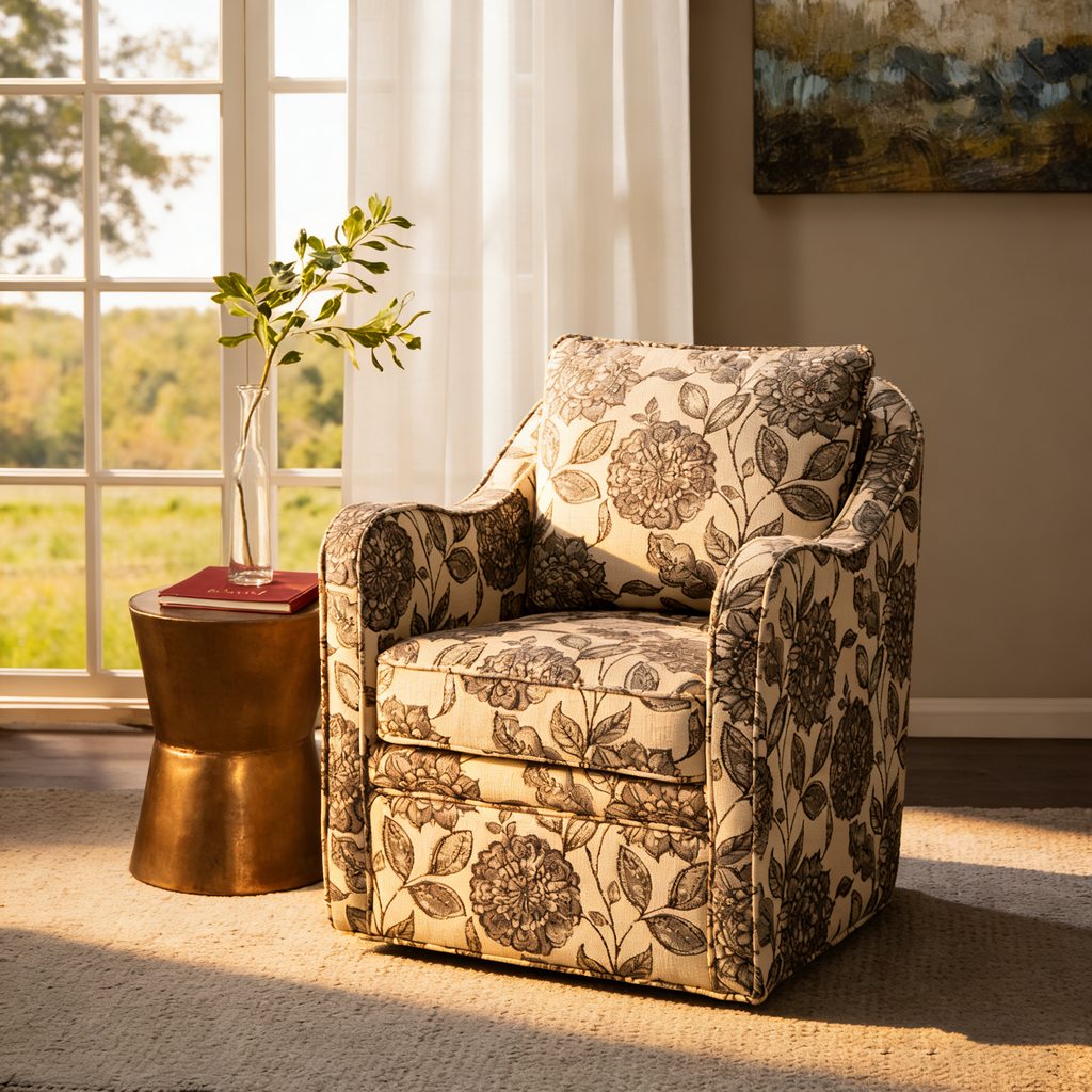 360-Degree Swivel ArmChair