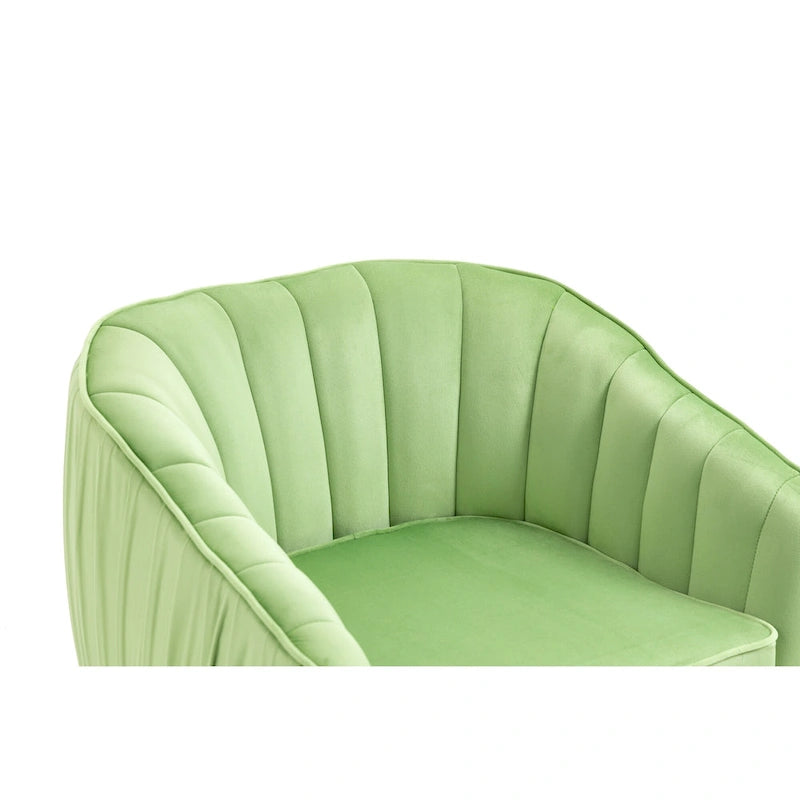 UpholStered ArmChair with Footstool