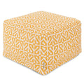 Indoor Outdoor Aruba Ottoman Pouf 27 in L x 27 in W x 17 in H