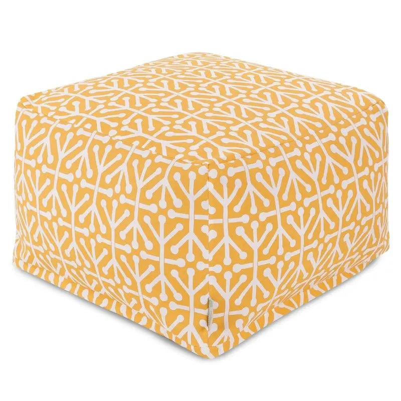  Indoor Outdoor Aruba Ottoman Pouf 27 in L x 27 in W x 17 in H