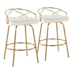 26 Fixed Height Bar Stools (2-Piece Set)