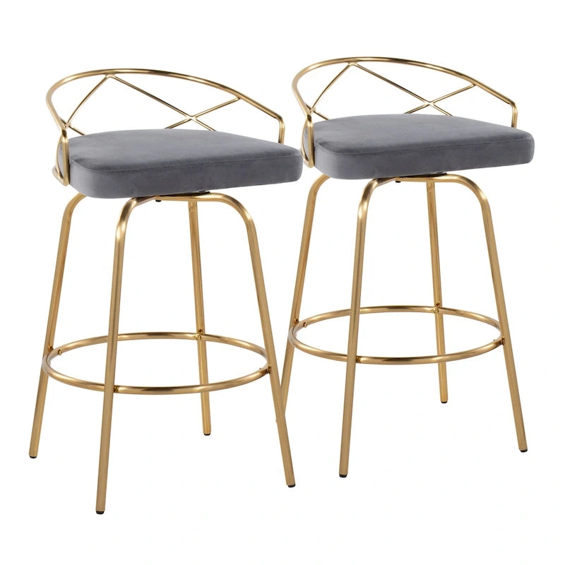 26 Fixed Height Bar Stools (2-Piece Set)