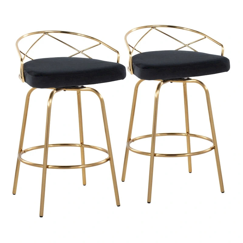 26 Fixed Height Bar Stools (2-Piece Set)
