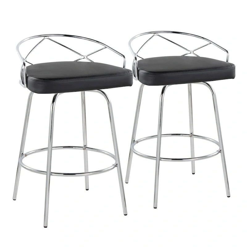 26 Fixed Height Bar Stools (2-Piece Set)