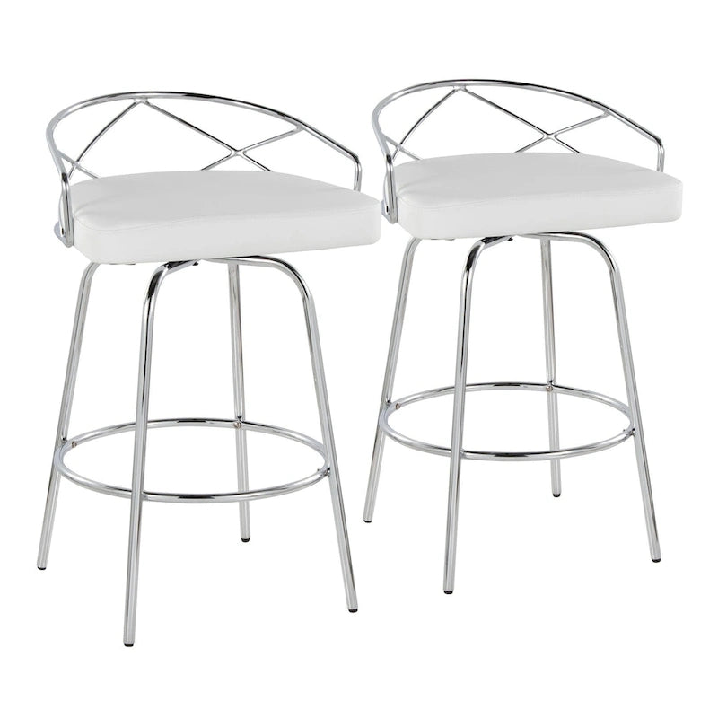 26 Fixed Height Bar Stools (2-Piece Set)