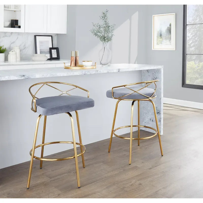 26 Fixed Height Bar Stools (2-Piece Set)