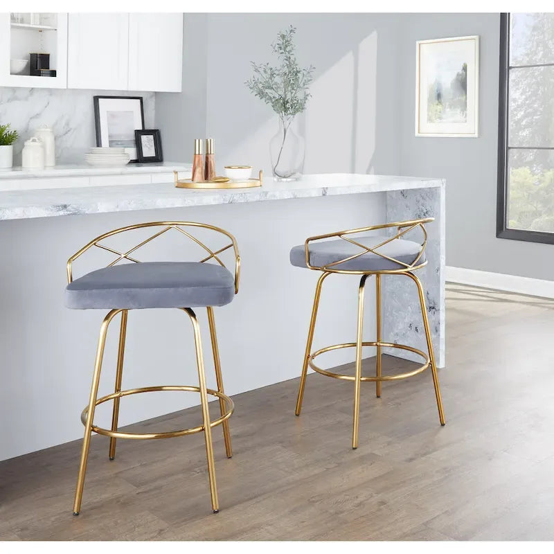 26 Fixed Height Bar Stools (2-Piece Set)