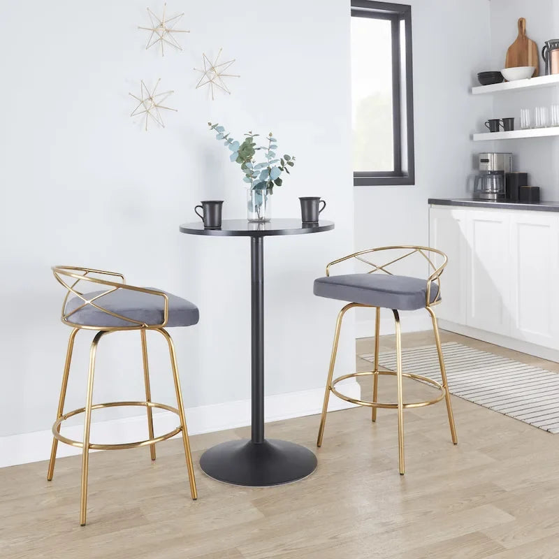26 Fixed Height Bar Stools (2-Piece Set)