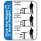 24 Saddle Stool (2-Pack)