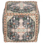 Handmade Indian Cotton Cushion (India) - 16 X 16 X 16