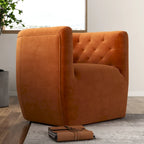 Velvet Swivel Lounge Chair
