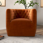Velvet Swivel Lounge Chair