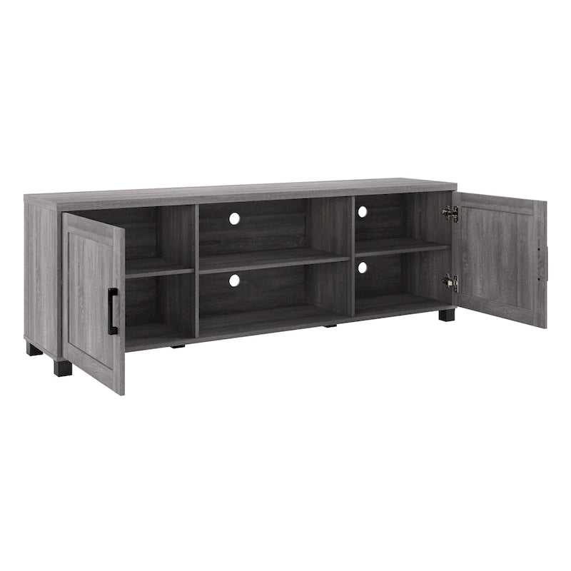 Tv Cabinet With Doors, Suitable For Tvs Up To 85 Inches.
