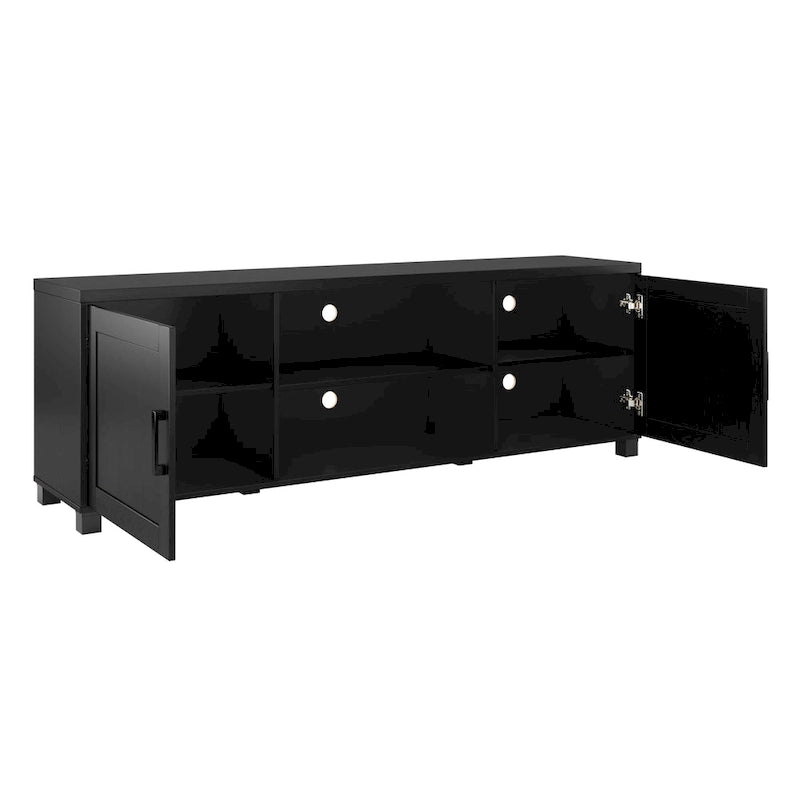 Tv Cabinet With Doors, Suitable For Tvs Up To 85 Inches.