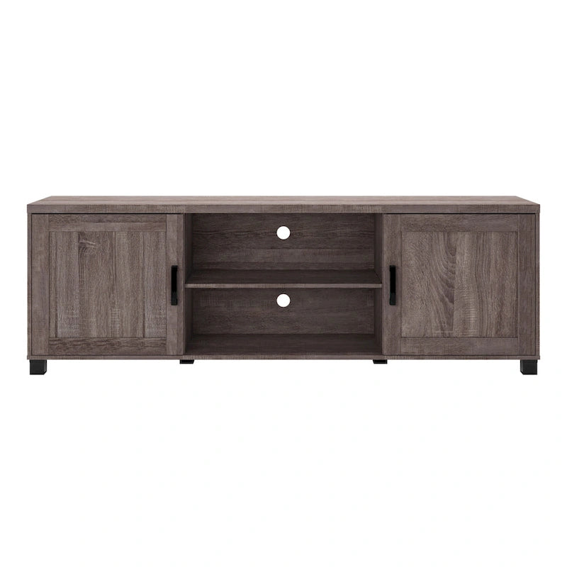 Tv Cabinet With Doors, Suitable For Tvs Up To 85 Inches.