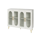 Wood Buffets Storage Cabinet with Adjustable Shelves