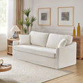 Volkhard 80.5 Modern Slipcovered Sofa With Removable Back Cushion By 